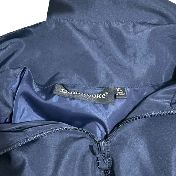 Vintage New England Patriots Dunbrooke Windbreaker Jacket XL SI Logo NFL Sports - Picture 3 of 15